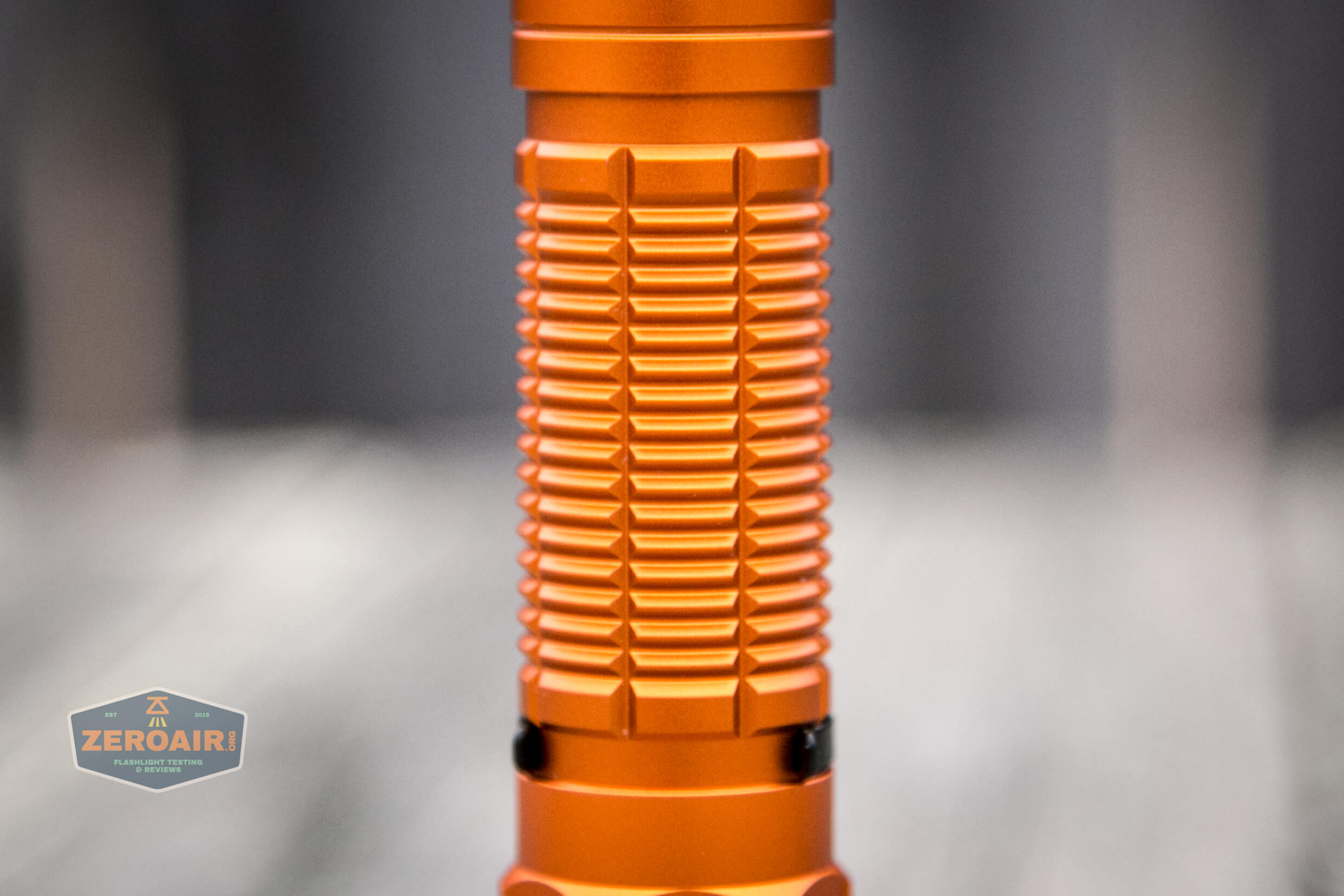 Olight M2R Pro Warrior Orange body detail