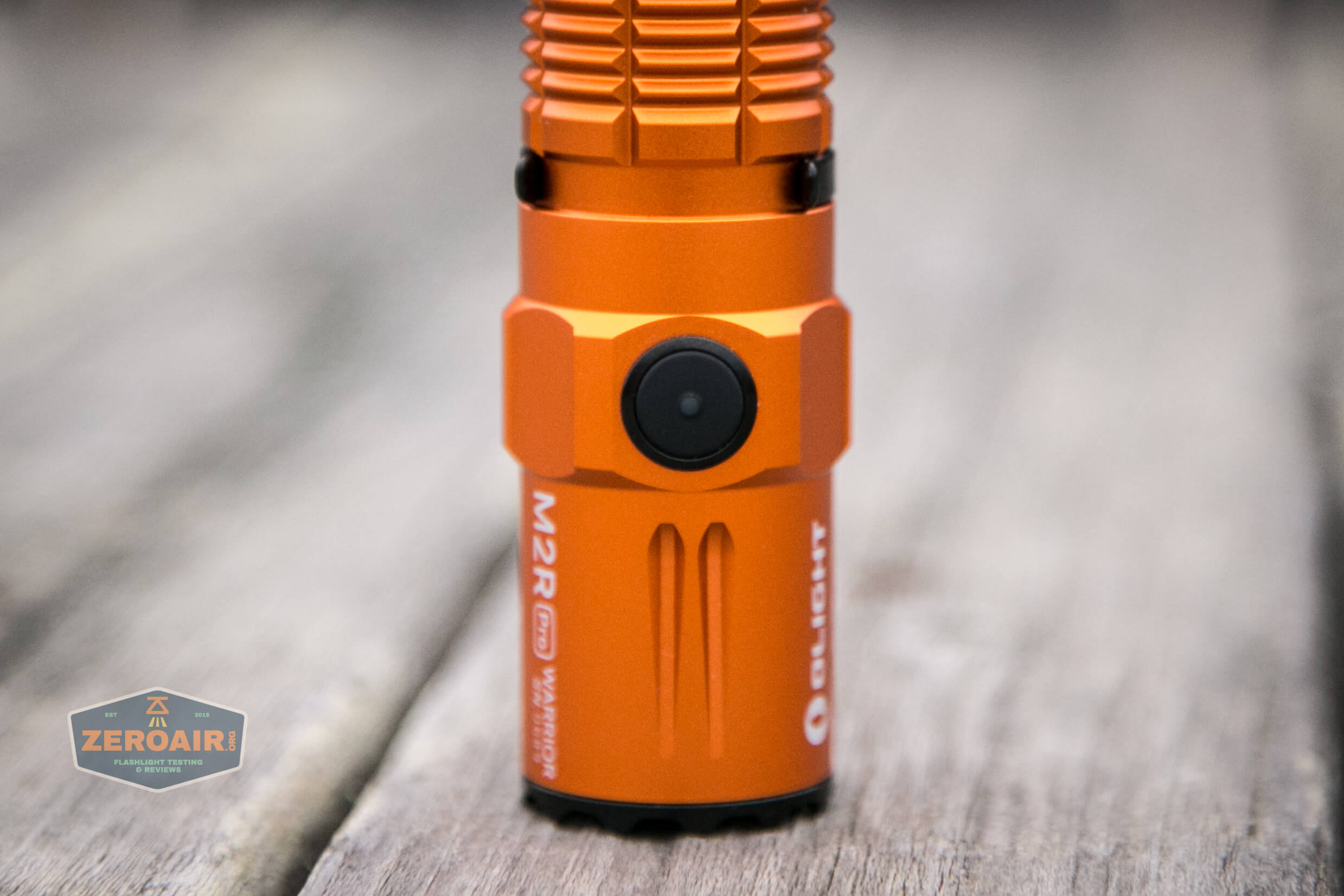 Olight M2R Pro Warrior Orange (LE) Flashlight Review - ZeroAir Reviews