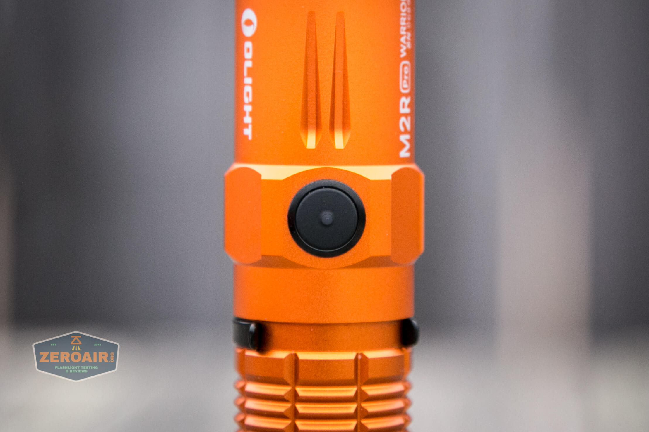 Olight M2R Pro Warrior Orange eswitch indicating