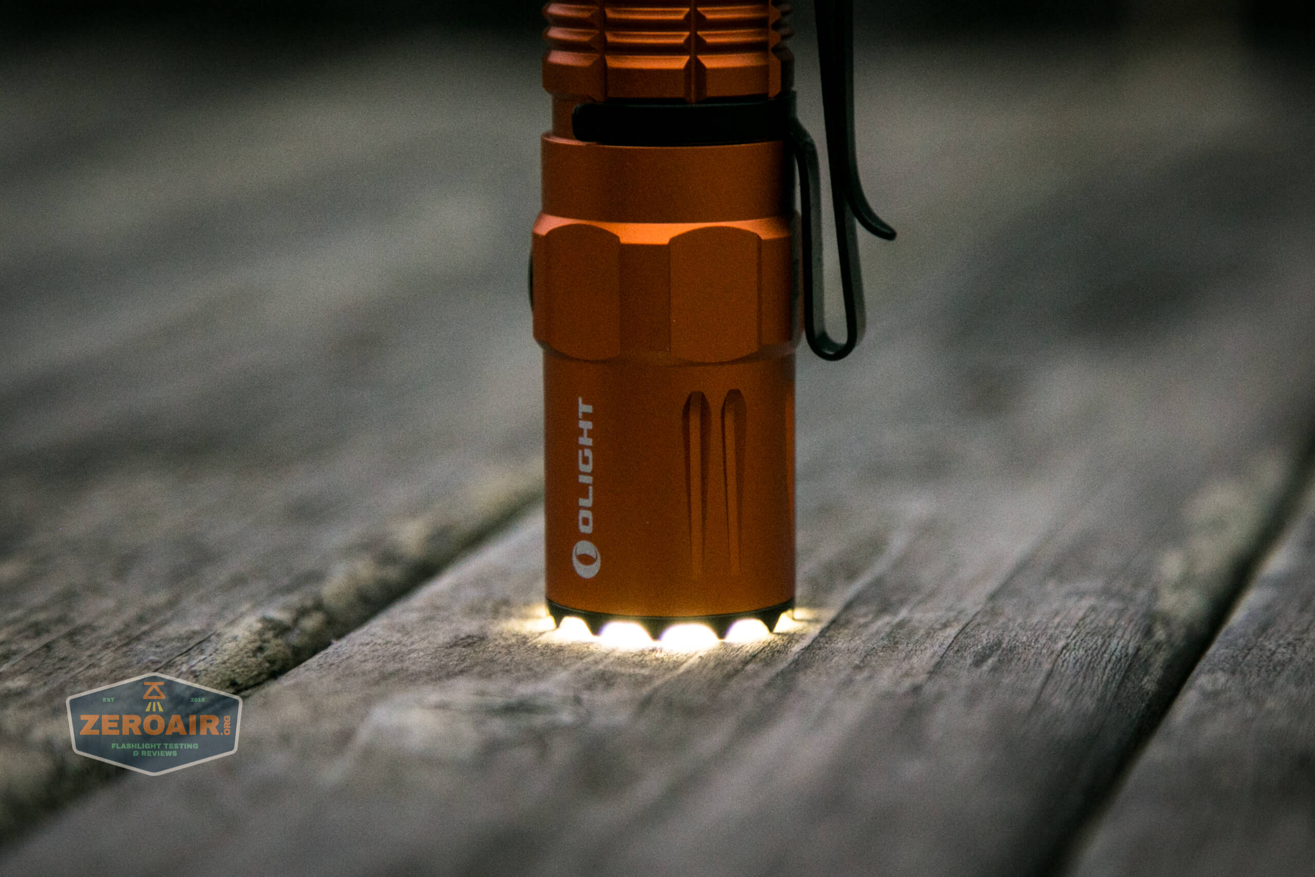 Olight M2R Pro Warrior Orange (LE) Flashlight Review - ZeroAir Reviews