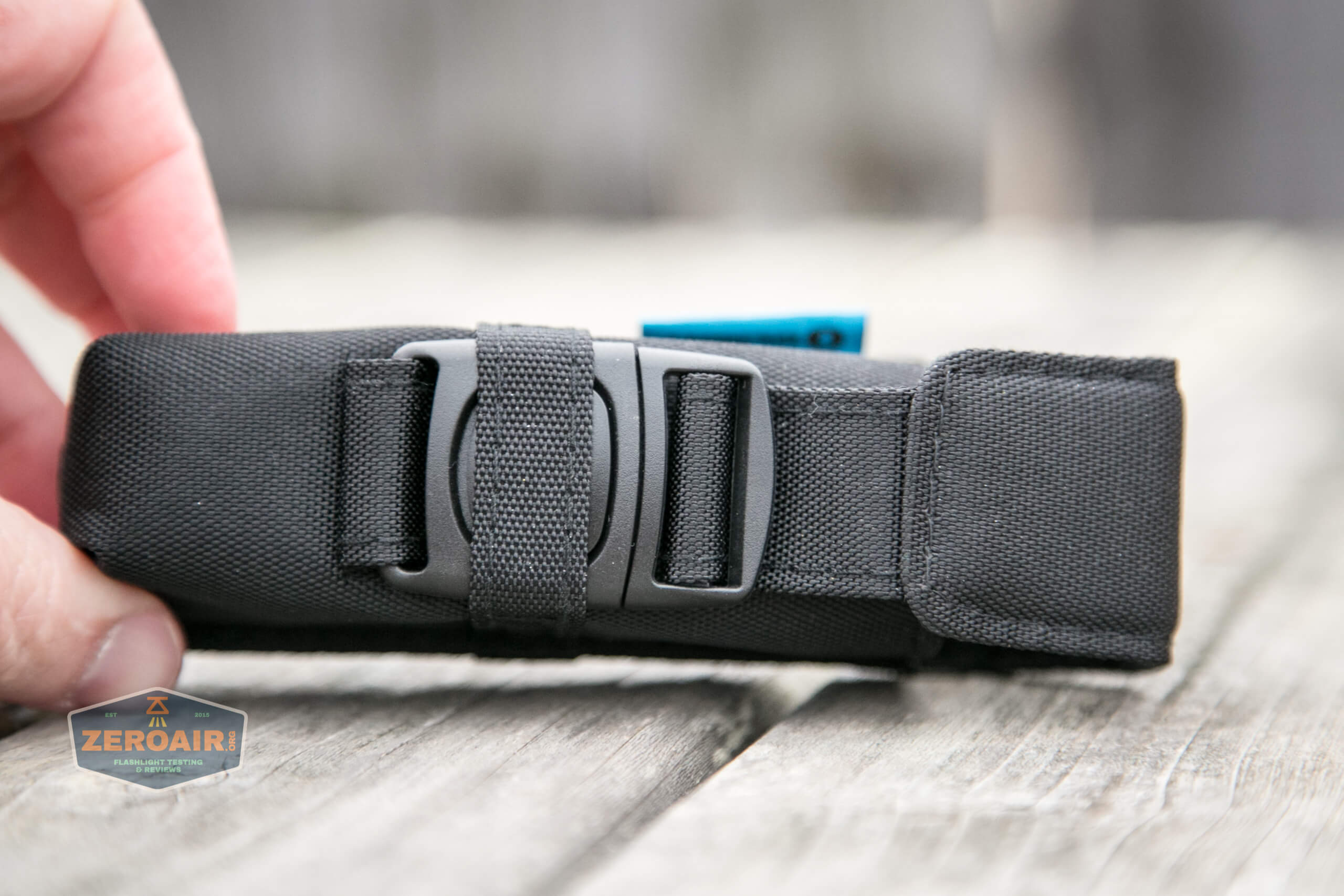 Olight M2R Pro Warrior Orange nylon pouch button