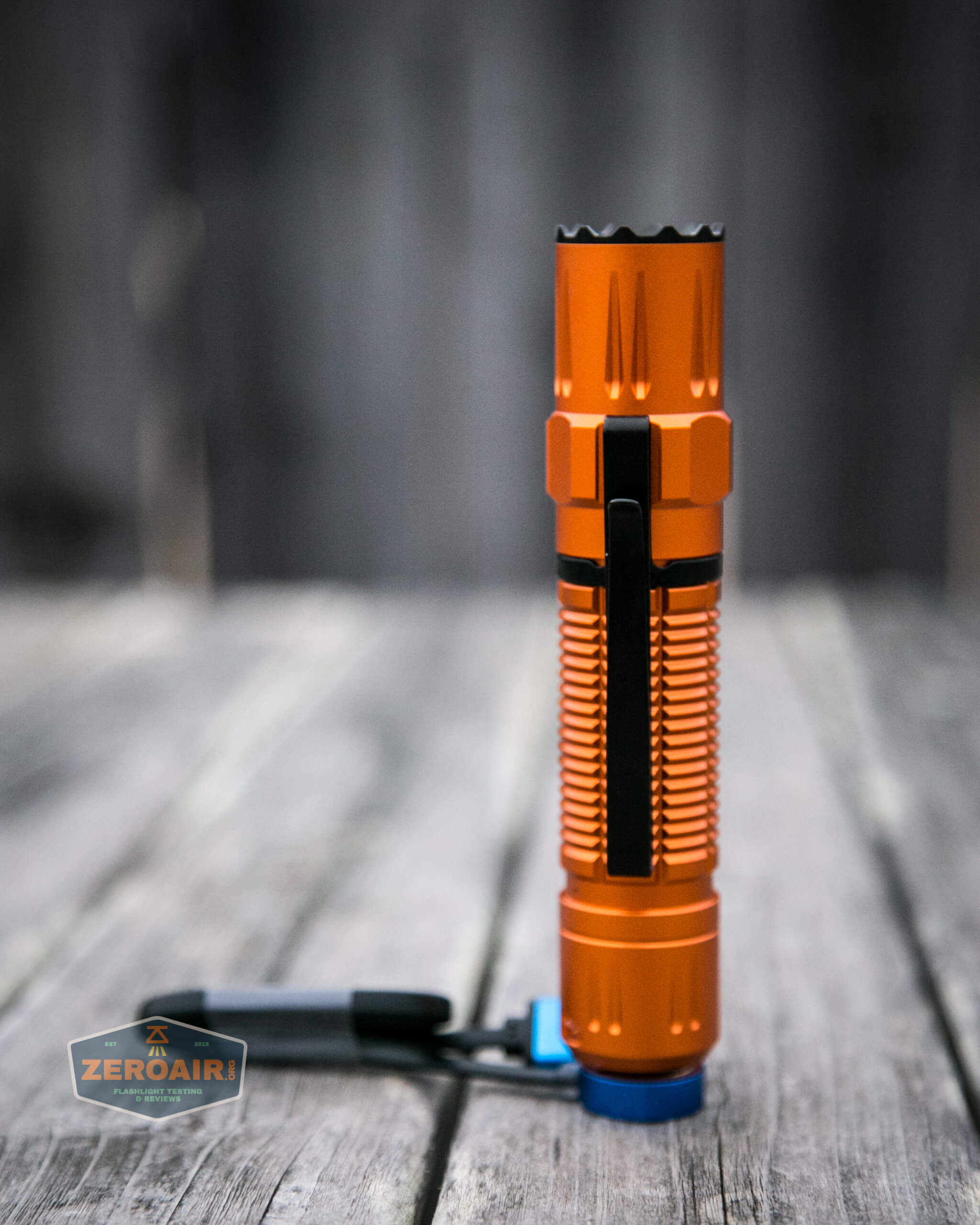 Olight M2R Pro Warrior Orange (LE) Flashlight Review - ZeroAir Reviews