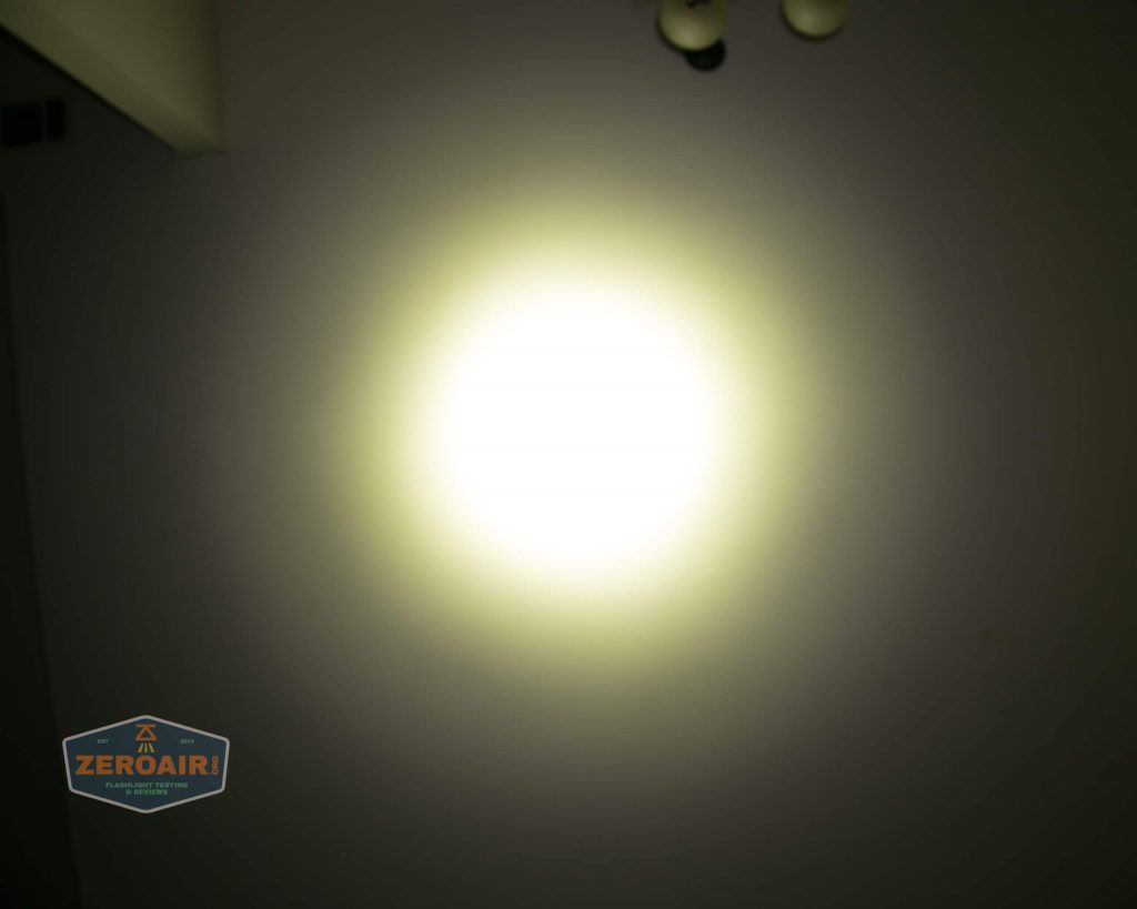Acebeam L35 brightest tactical flashlight beamshots ceiling 5