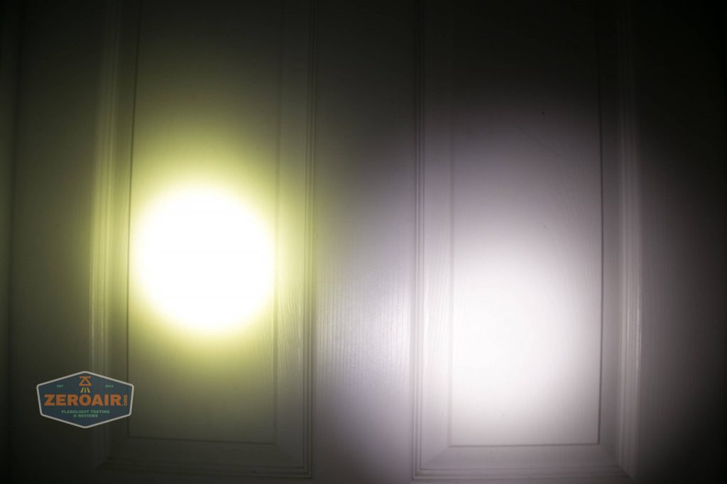 Acebeam L35 brightest tactical flashlight beamshots door 2