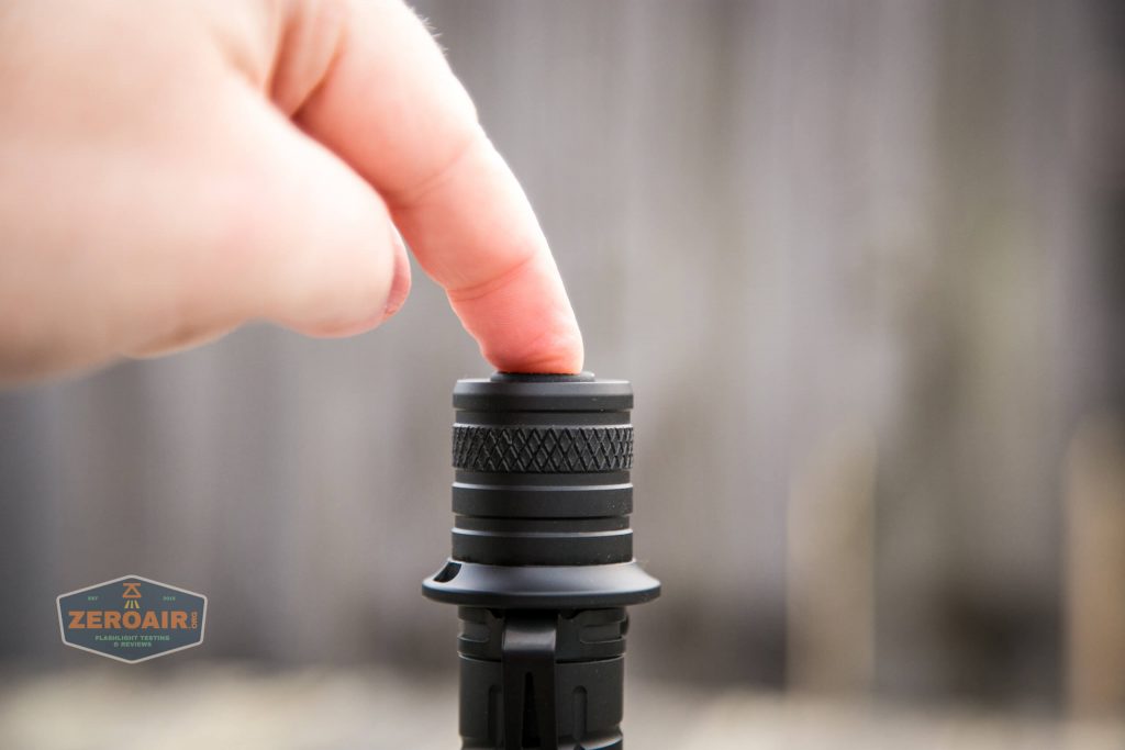 Acebeam L35 brightest tactical flashlight actuation