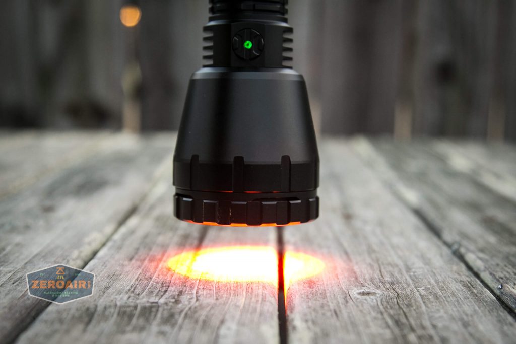 imalent ut90 lens filter installed red