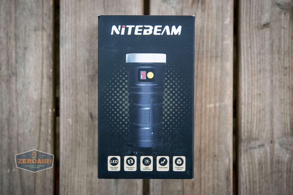 nitebeam x12uv flashlight box