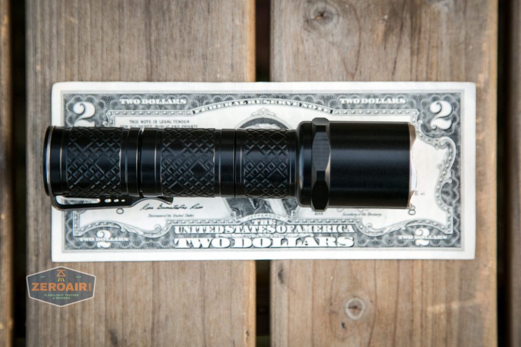 18650 setup on two dollar bill