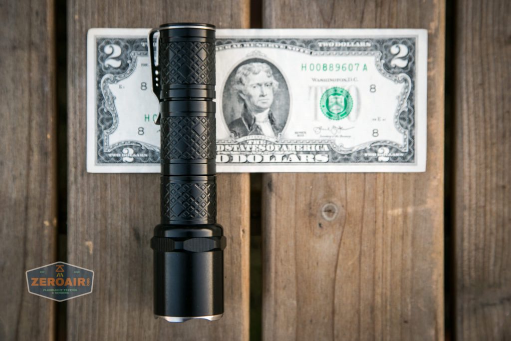 18650 setup on two dollar bill