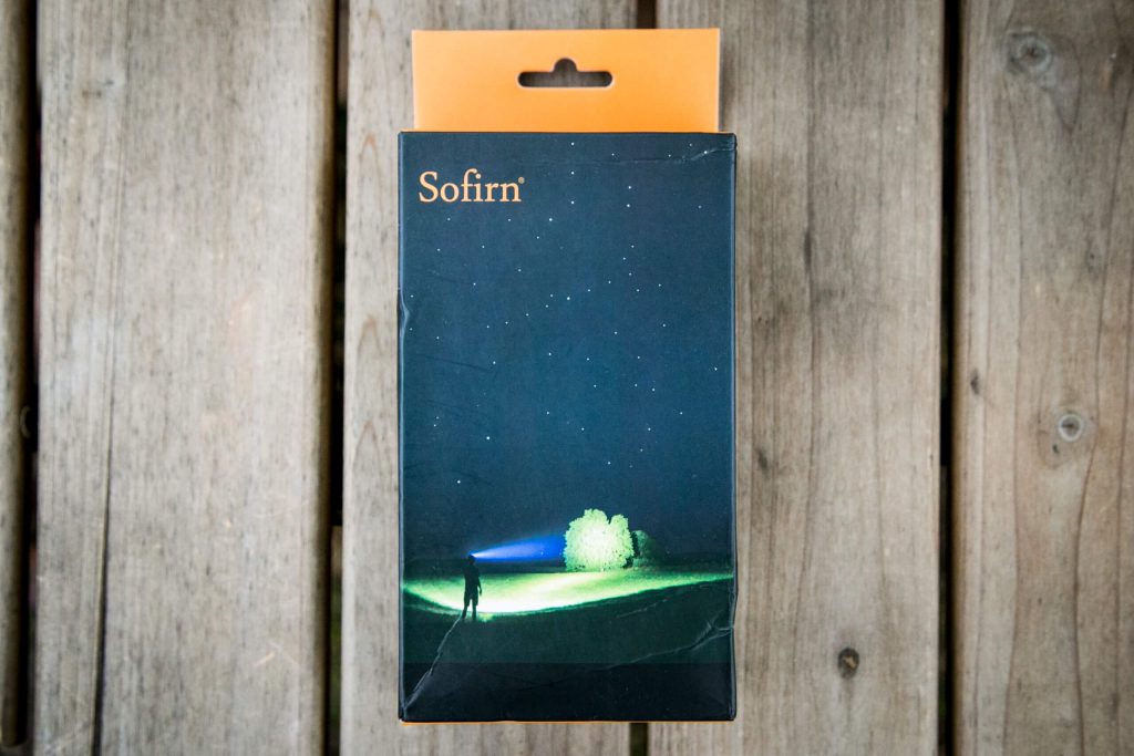 sofirn sp31uv ultraviolet 18650 flashlight box