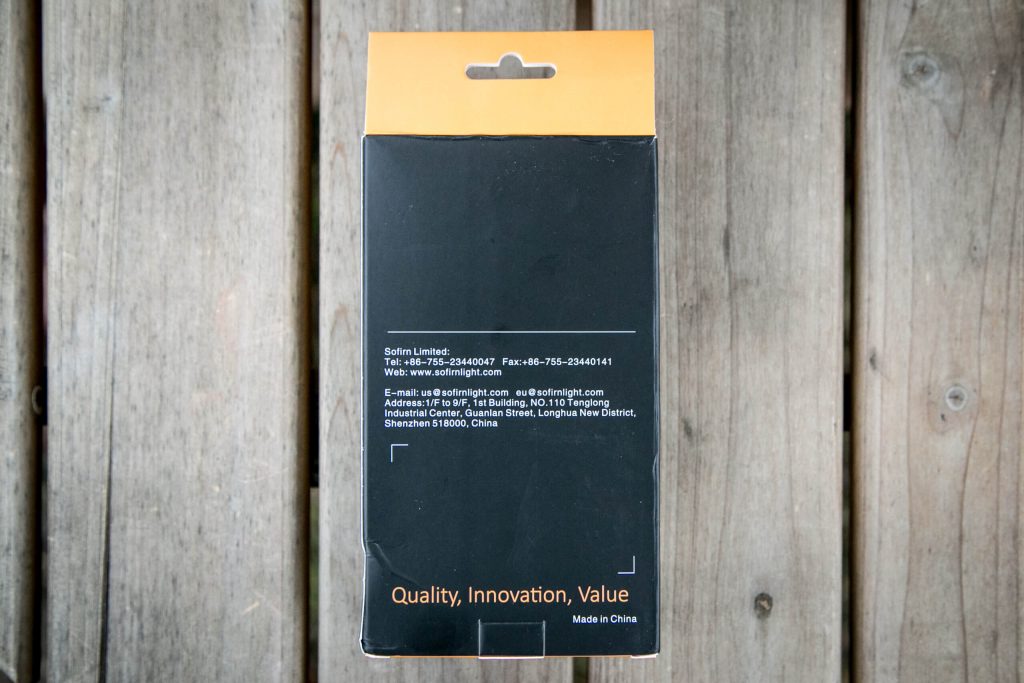 sofirn sp31uv ultraviolet 18650 flashlight box