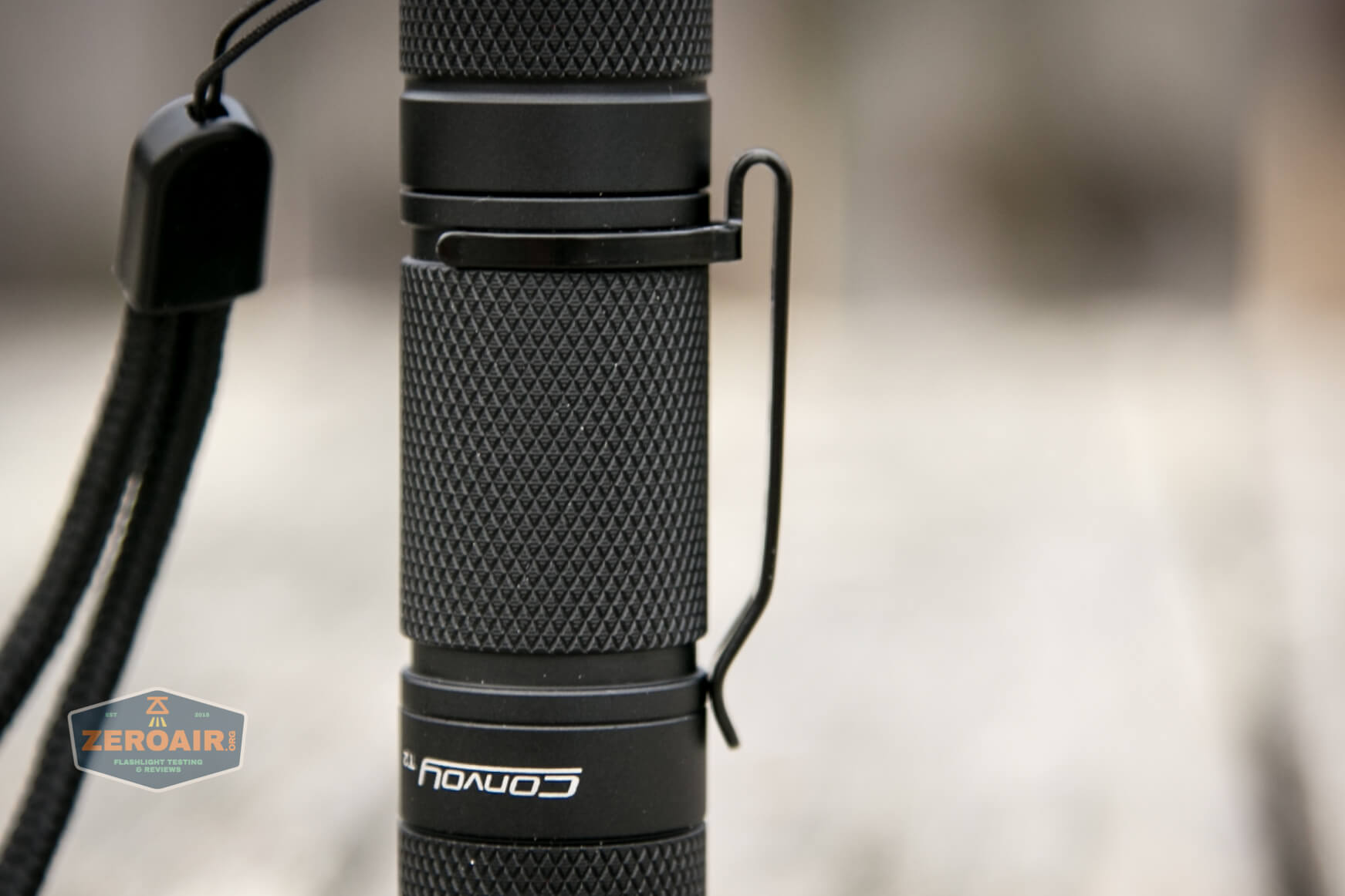 convoy t2 updated 14500/AA flashlight pocket clip profile