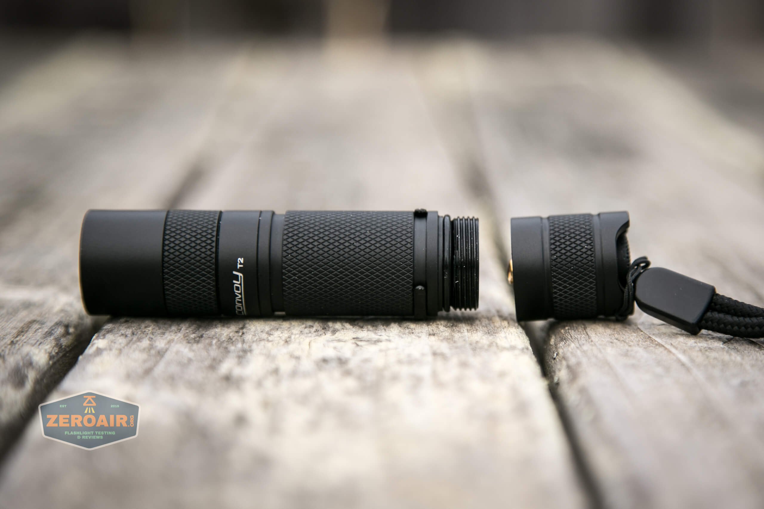 convoy t2 updated 14500/AA flashlight tailcap off