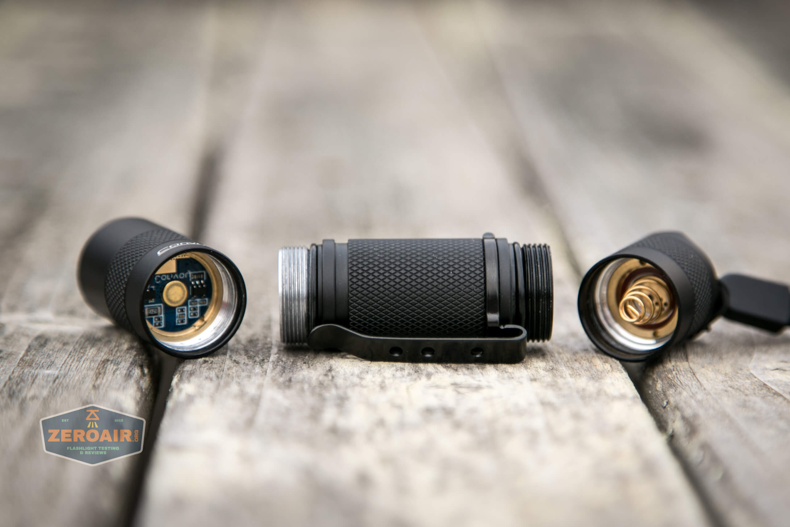 convoy t2 updated 14500/AA flashlight head and tail off