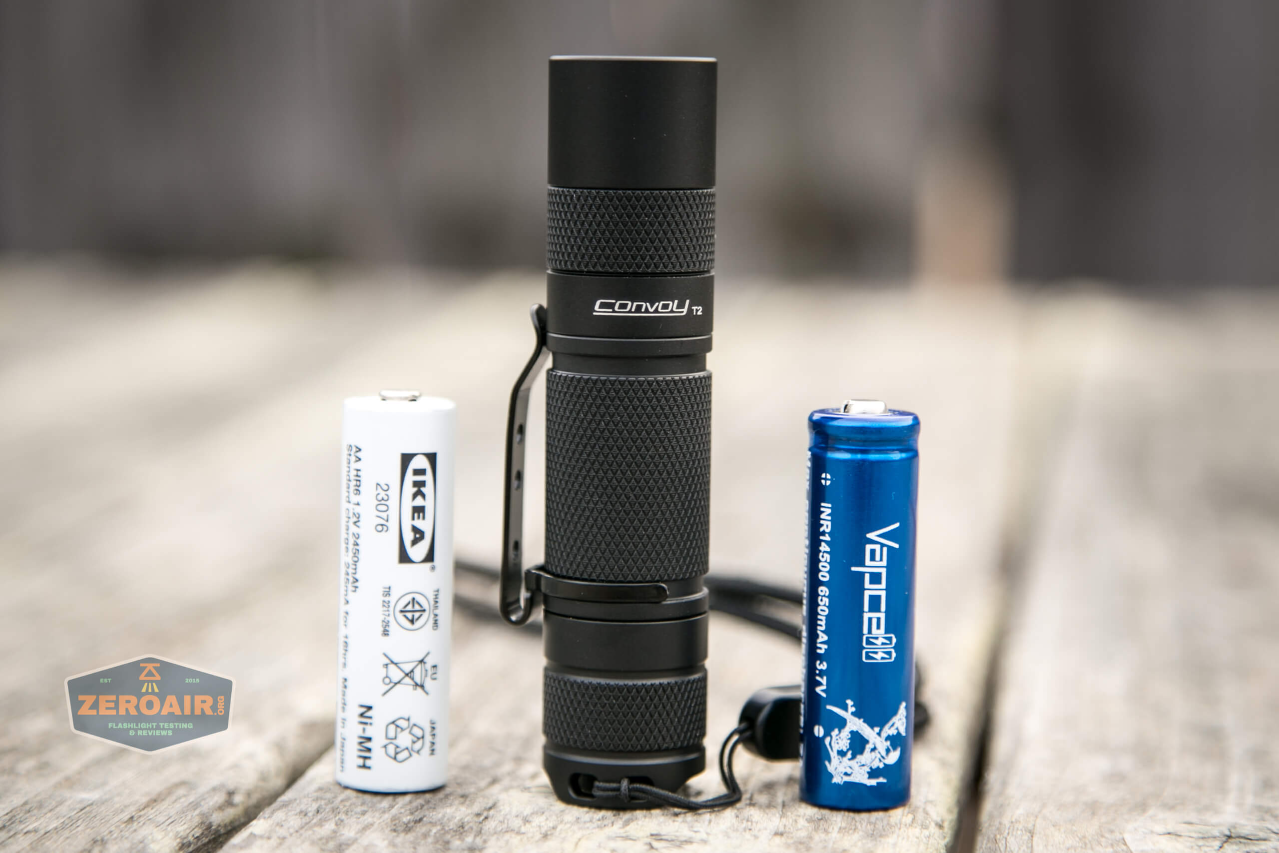convoy t2 updated 14500/AA flashlight both cells