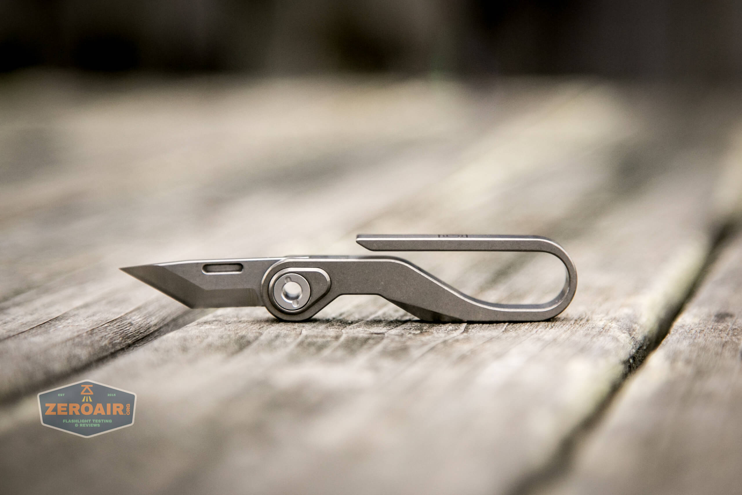 Dapper Design KLIP Titanium Knife Review ZeroAir Reviews