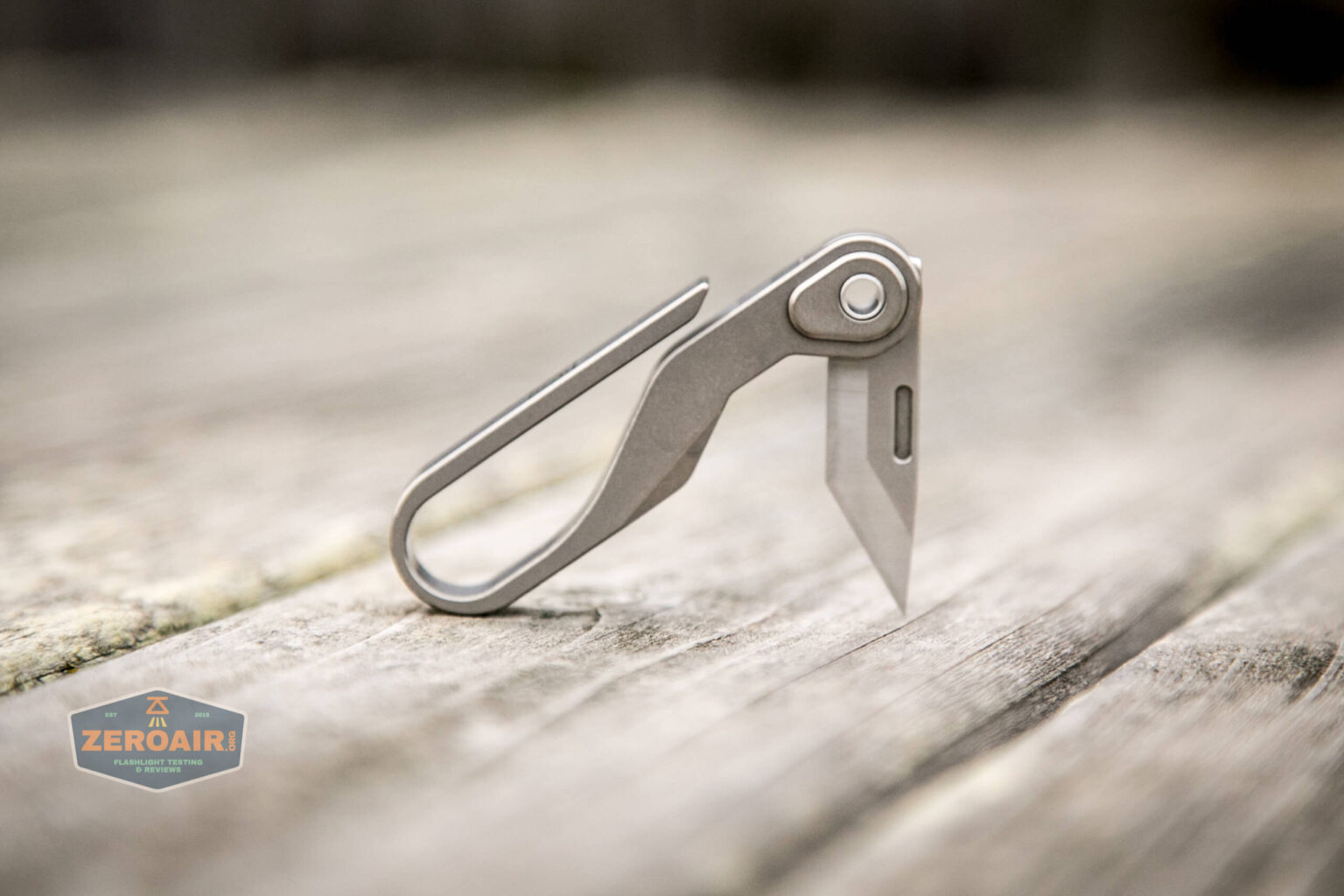 Dapper Design KLIP Titanium Knife Review ZeroAir Reviews