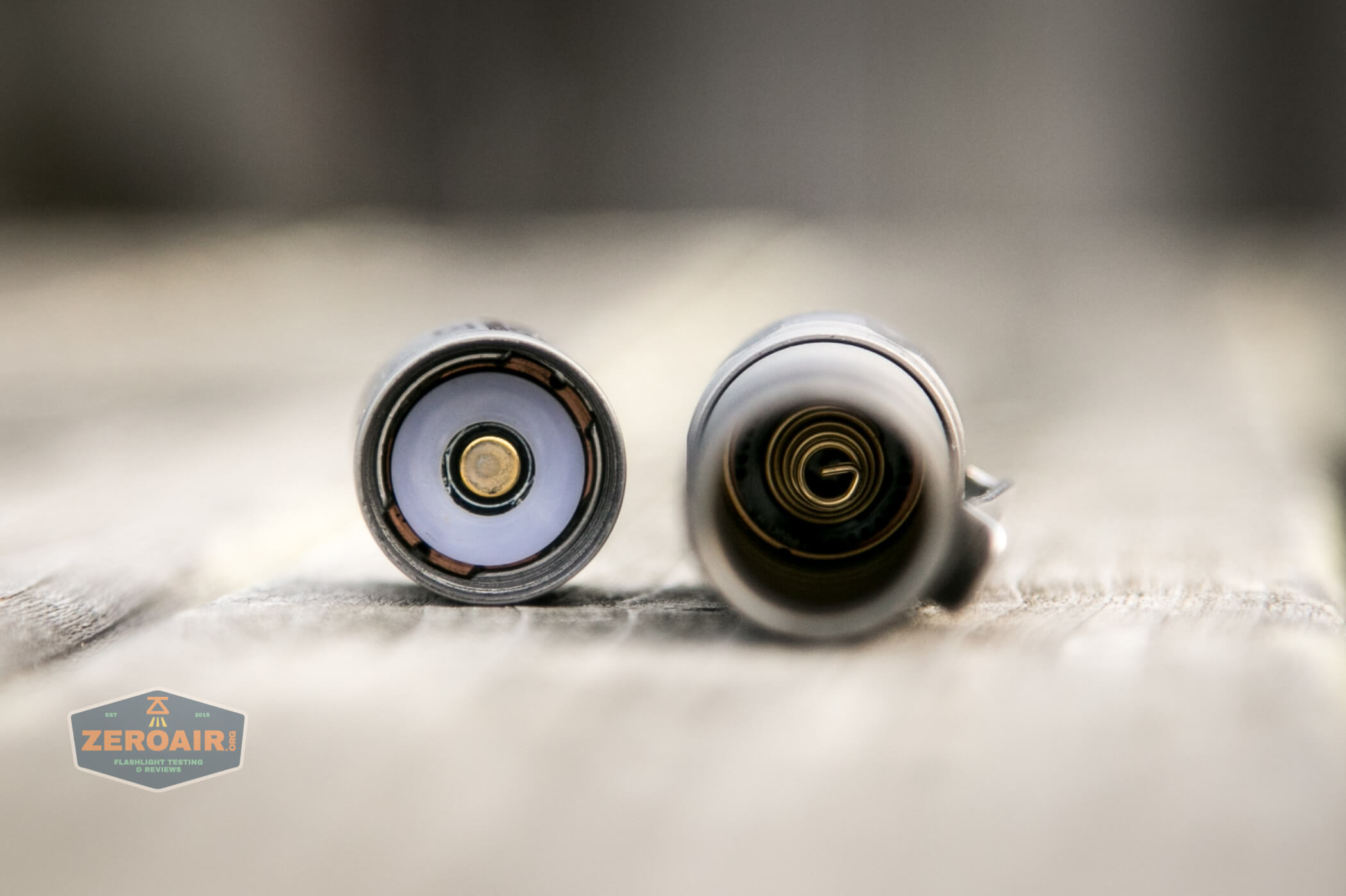 inside tube showing contacts