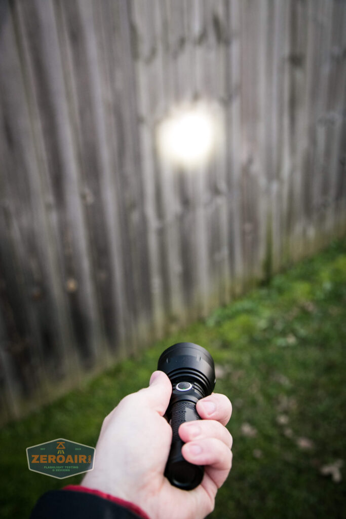 beamshot in hand