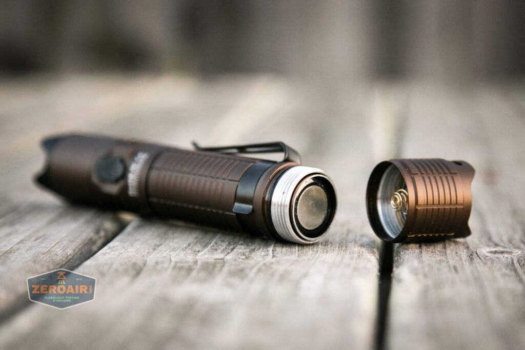 included 18650 installed