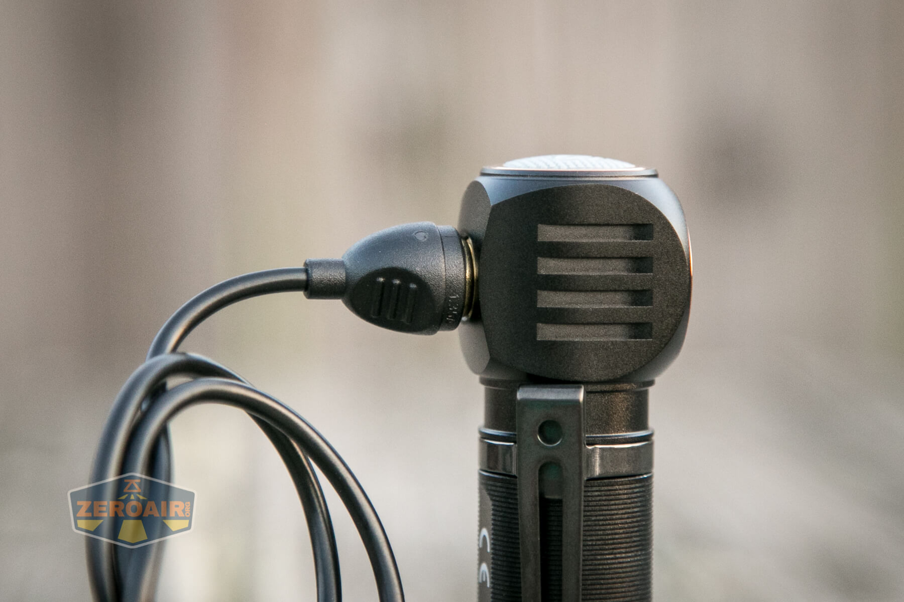 charge cable in use