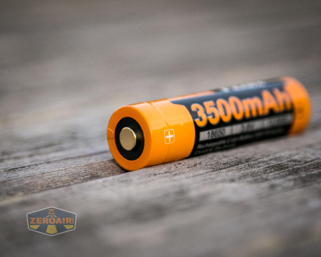 included 3500mAh 18650