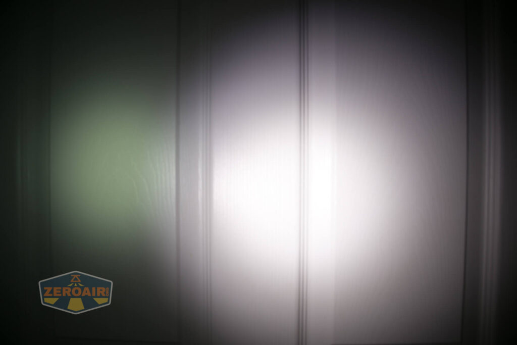 white beamshots compared to 219b against door