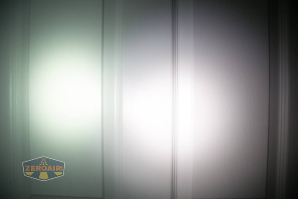 white beamshots compared to 219b against door