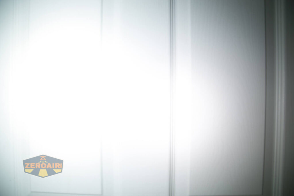 white beamshots compared to 219b against door