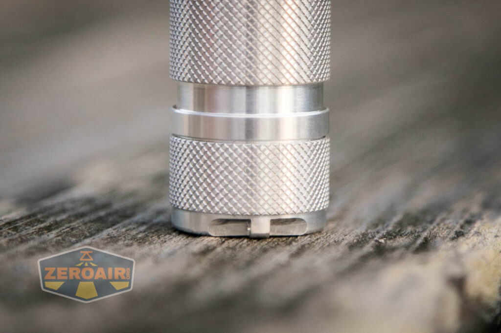 tailcap knurling