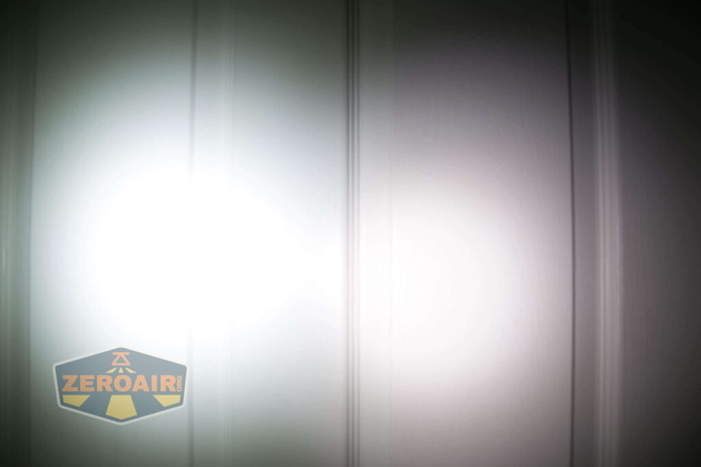 beamshots comparison against door