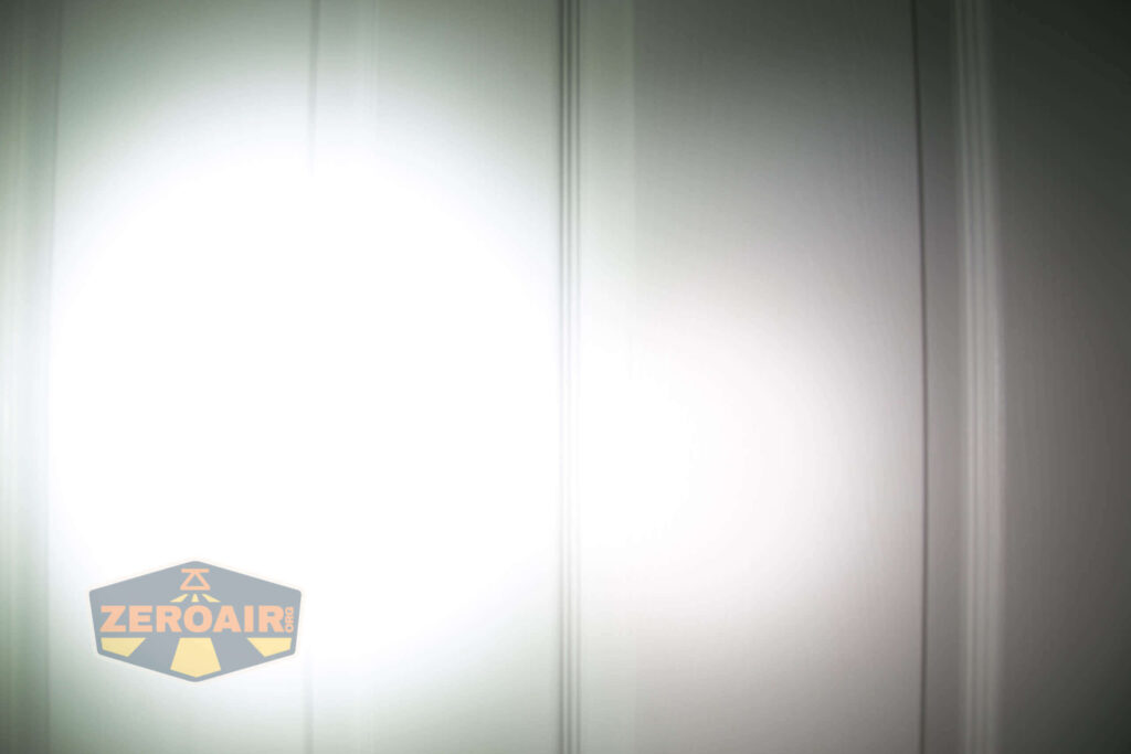 beamshots comparison against door