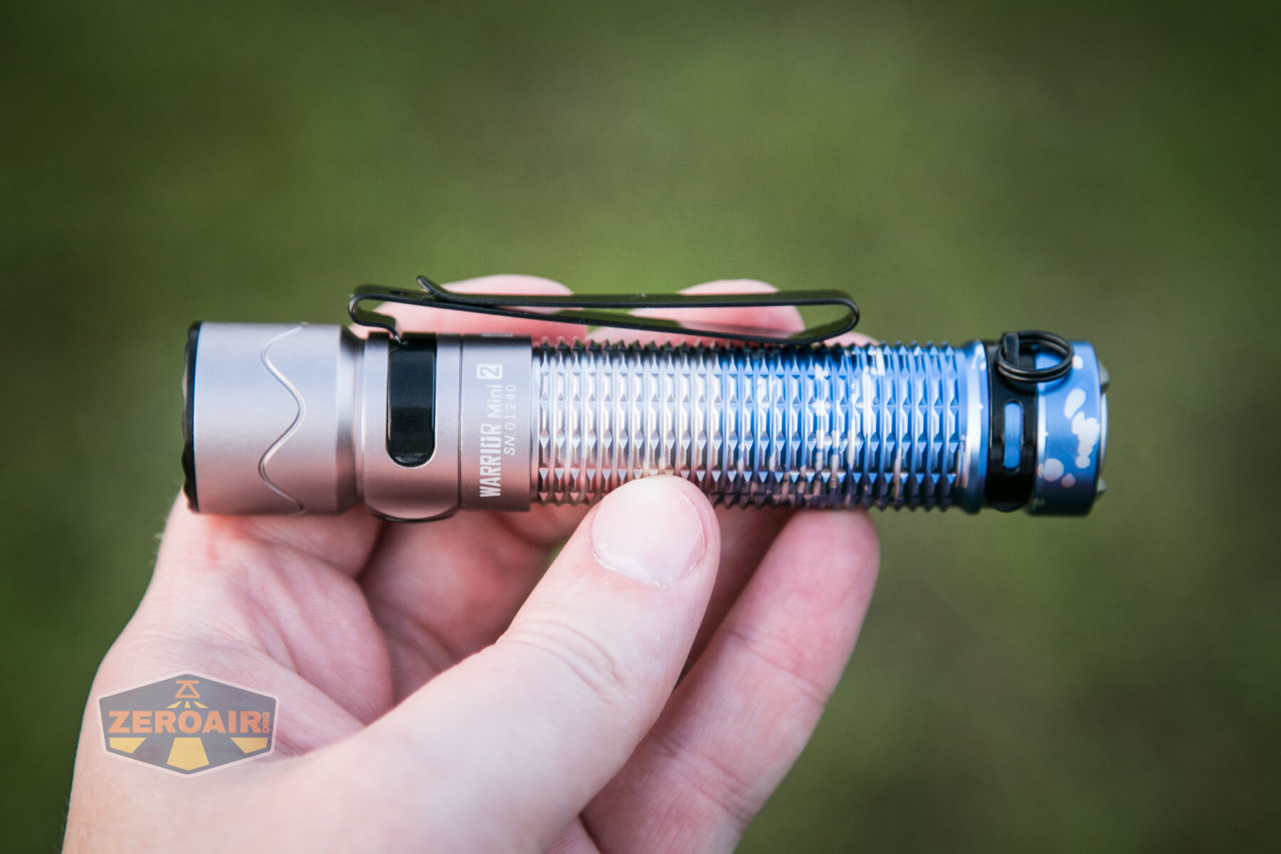 Olight Warrior Mini 2 Mountain Sky Flashlight Review - ZeroAir Reviews