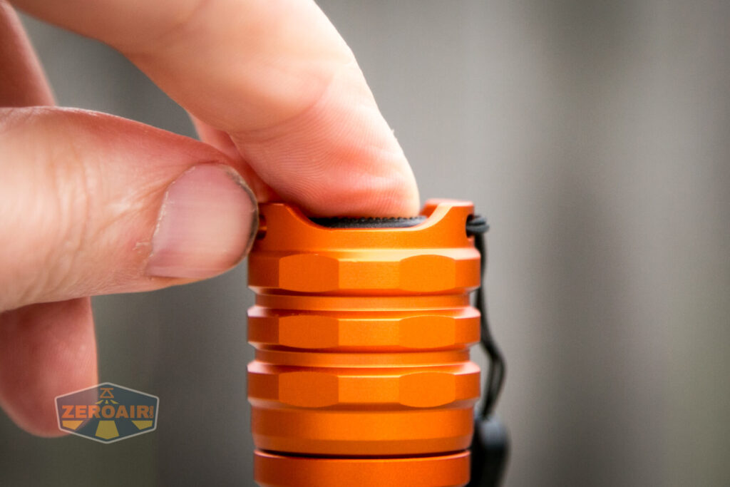 reverse clicky actuation