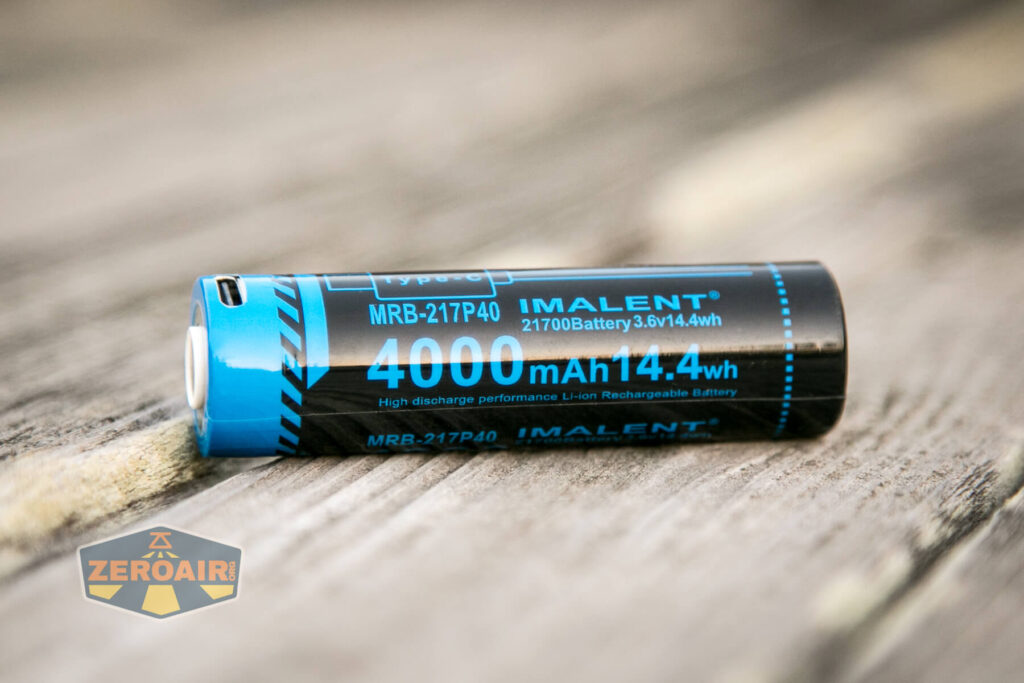 included 4000mAh 21700