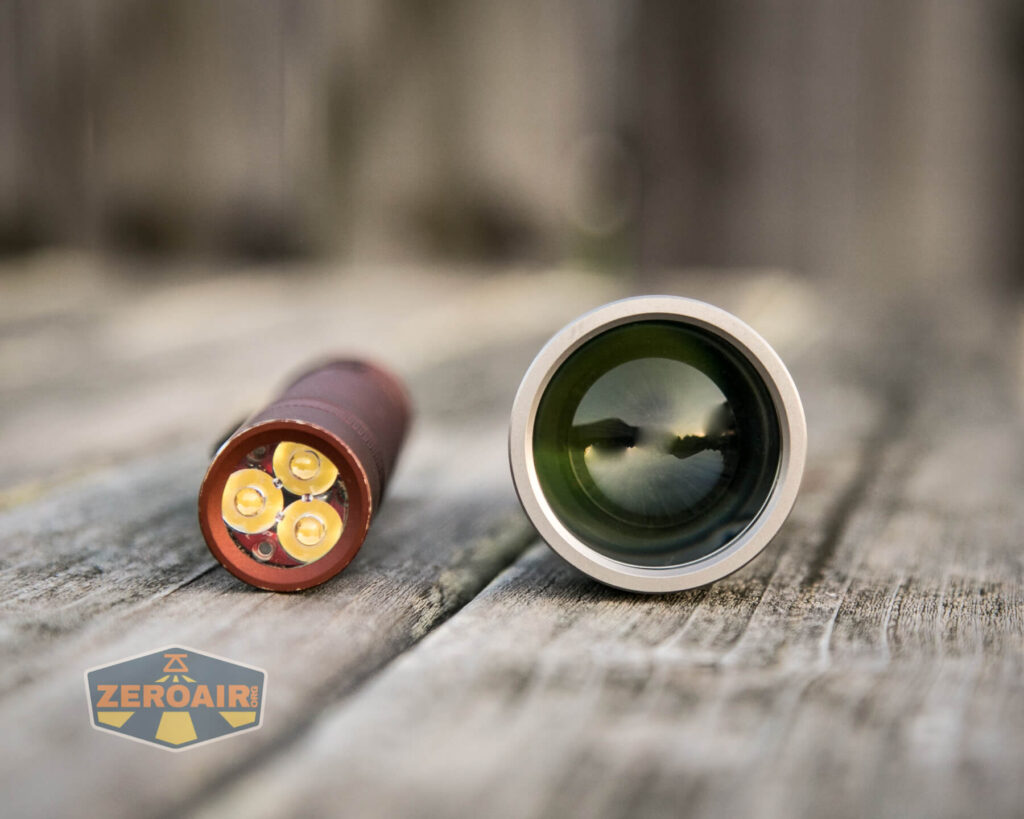 Lumintop LEP 18350 beside convoy s2+