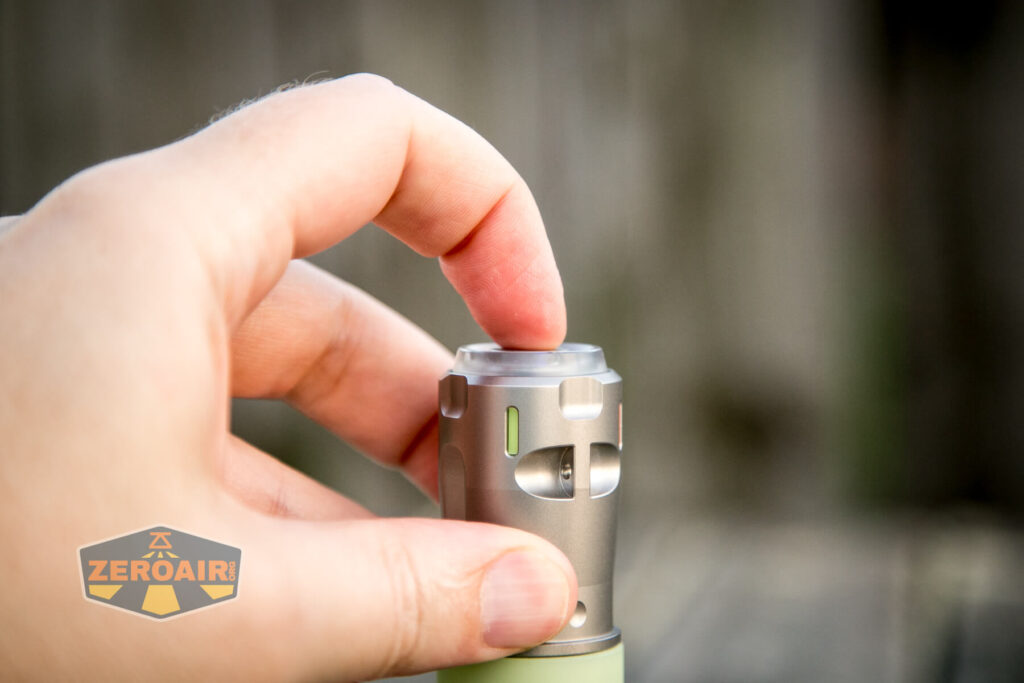 clicky switch actuation