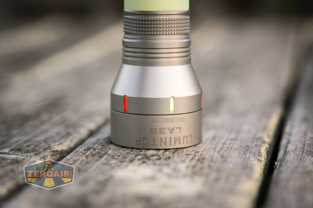 glowing slots in head