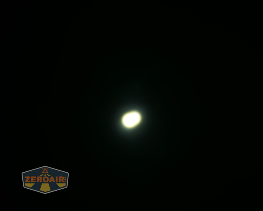 beamshots on the ceiling