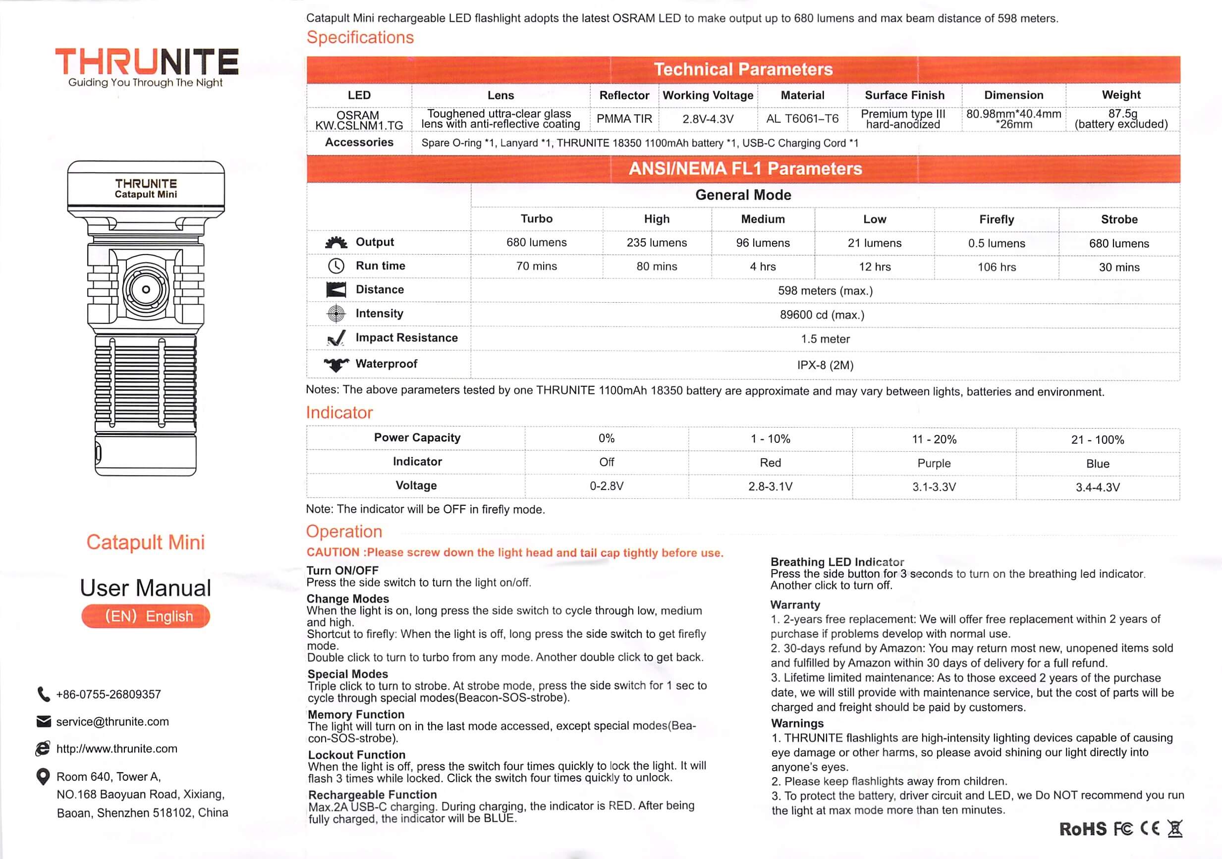 Thrunite Catapult Mini manual