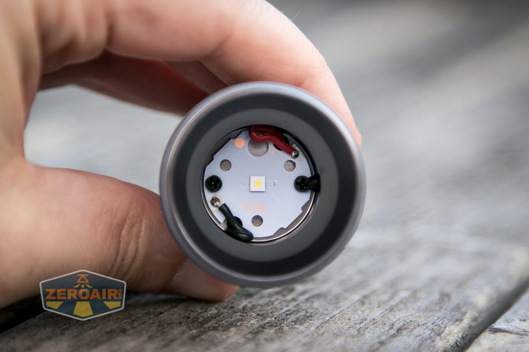 Thrunite Catapult Mini emitter exposed