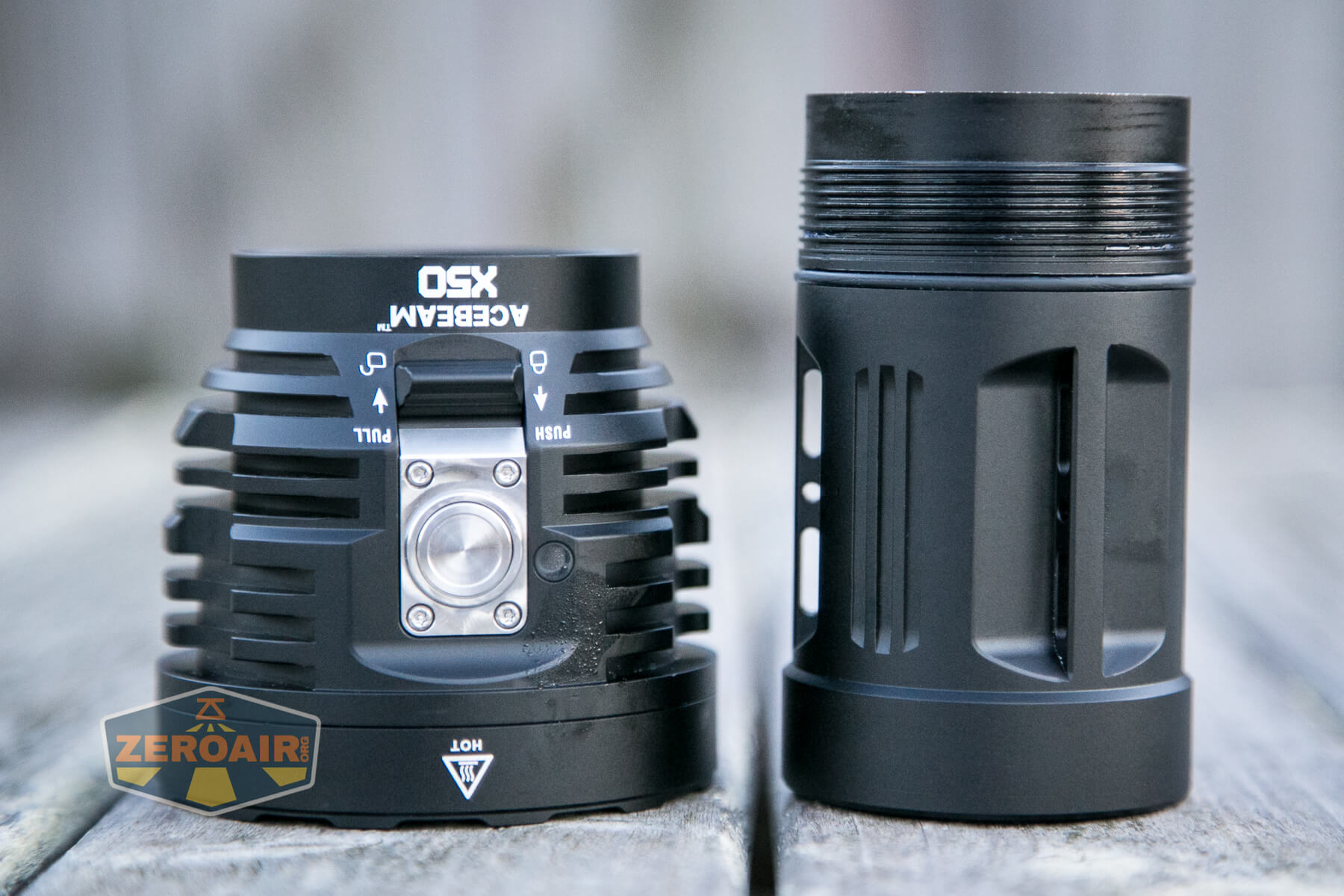 Acebeam X50 Searchlight head off