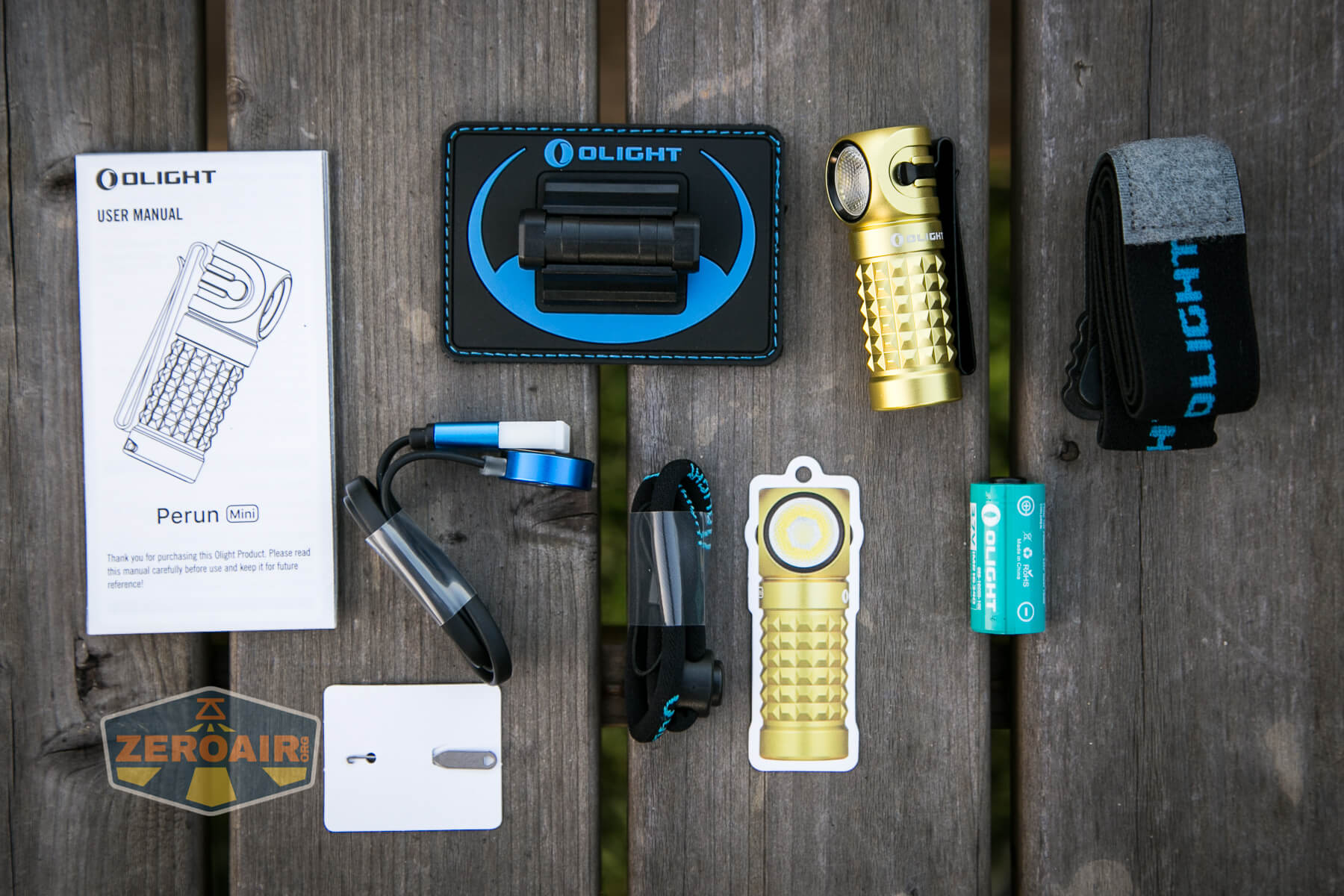 Olight Perun Mini Kit Headlight what's included