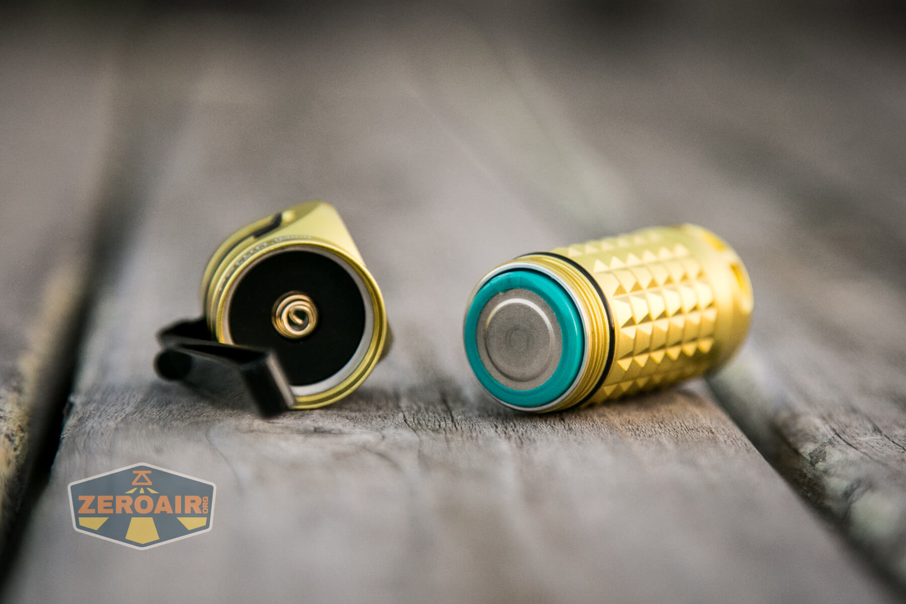 Olight Perun Mini Kit Headlight 16340 installed