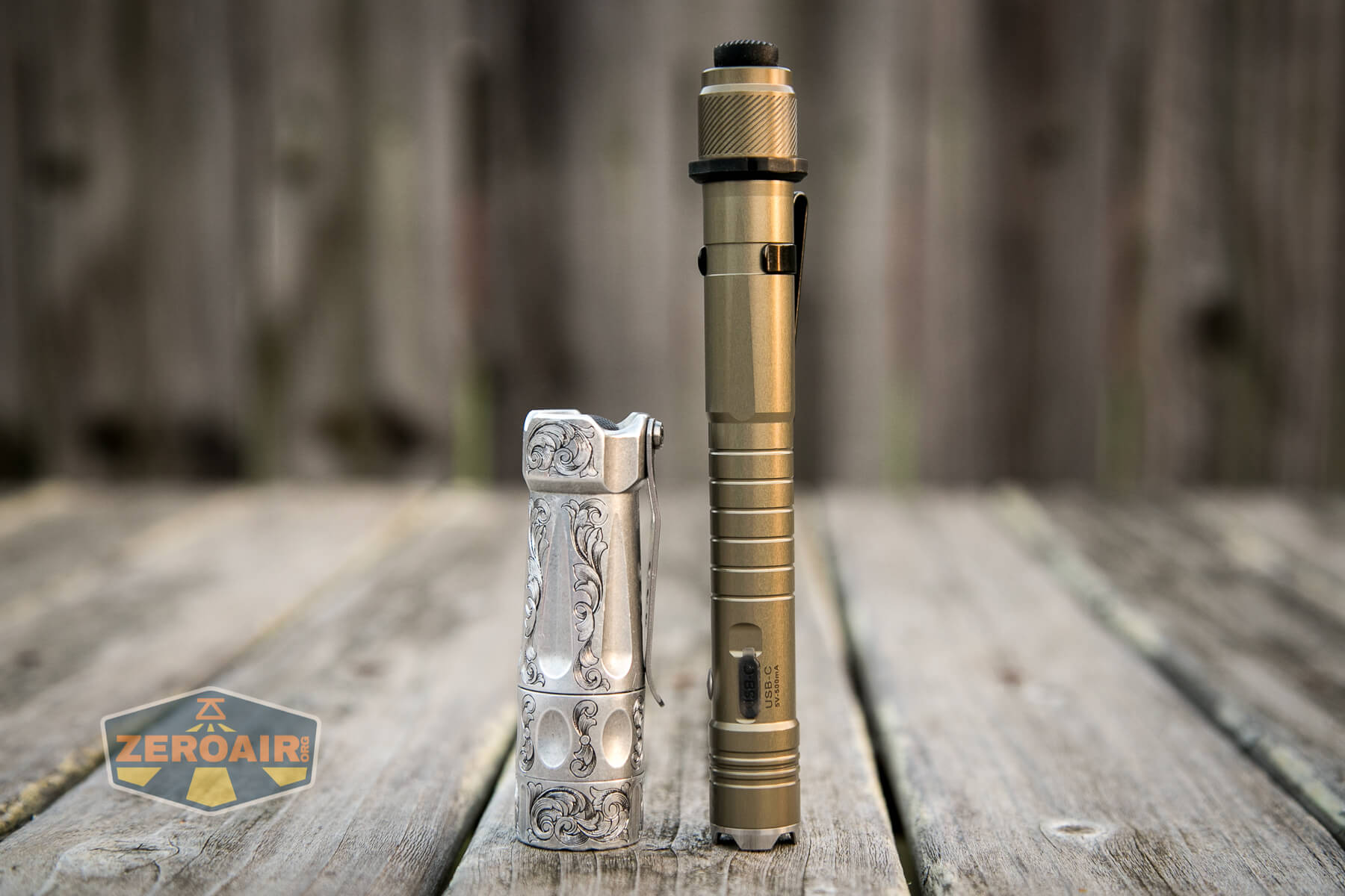 RovyVon Hybrid H3 Pro Flashlight with torchlab boss 35