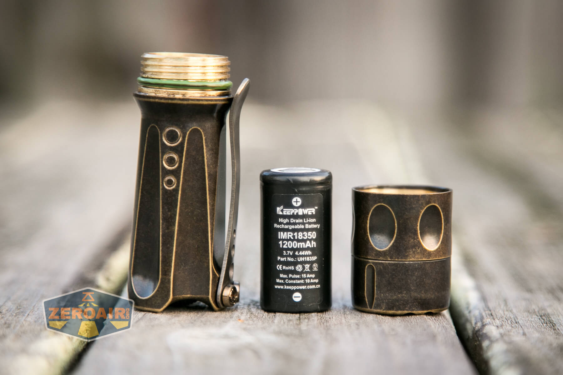 TorchLAB BOSS 35 FT Vintage Brass with 18350 cell
