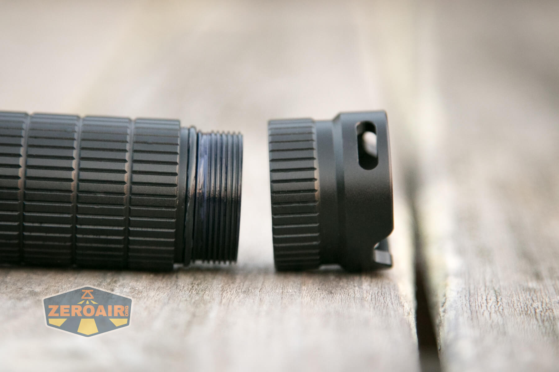 XTAR R30 1200 Flashlight tailcap removed