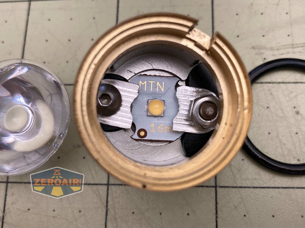 Fraz Labs Gold Nugget head disassembly