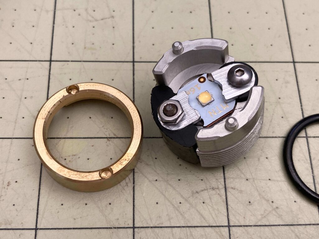Fraz Labs Gold Nugget head disassembly