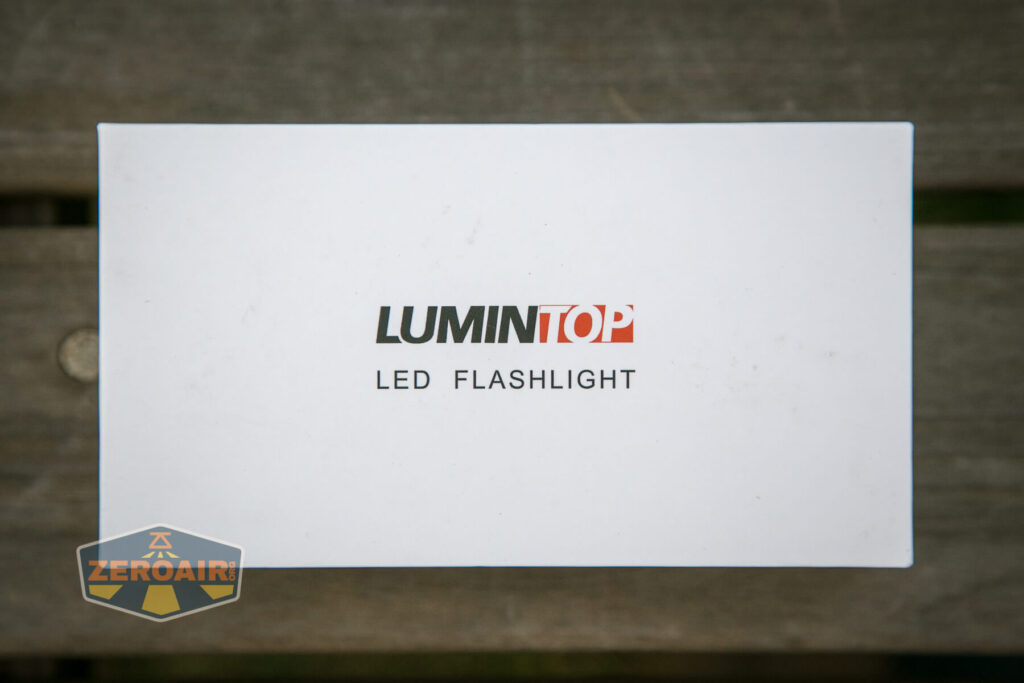 Lumintop D2 thrower flashlight box